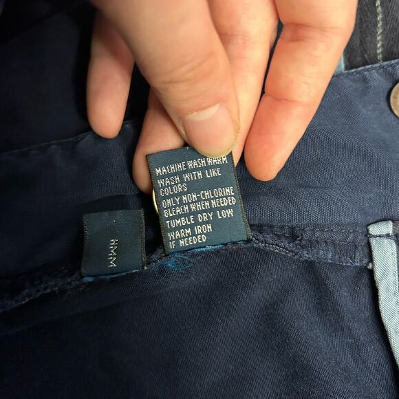 Polo Ralph Lauren Men’s 40 x 30 Paratrooper Cargo Military Pants Navy Blue - Picture 6 of 16